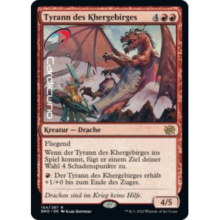 Tyrann des Khergebirges 154/287 Rare Krieg der Brüder Sammelkarte | Tyrant of Kher Ridges Deutsch