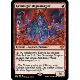 Grimmiger Magmamagier 126/261 Rare Dominaria Remastered Sammelkarte | Grim Lavamancer Deutsch
