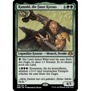 Kamahl, die Faust Krosas 166/261 Mythic Dominaria Remastered Sammelkarte | Kamahl, Fist of Krosa Deutsch