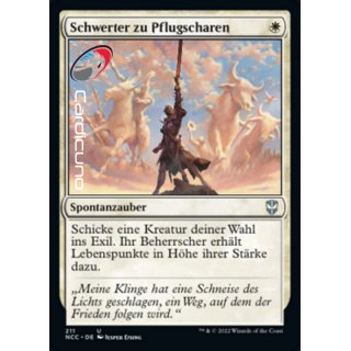 Schwerter zu Pflugscharen Magic: The Gathering Sammelkarte Commander | Swords to Plowshares Deutsch