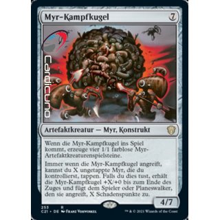 Myr-Kampfkugel Magic: The Gathering Sammelkarte Commander | Myr Battlesphere Deutsch