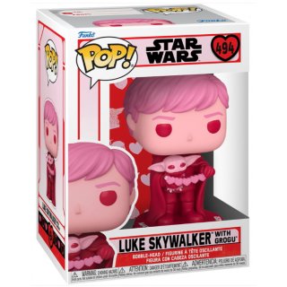 Funko POP! Star Wars: Valentines S2- Luke & Grogu Figur 10cm