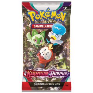 Pokémon Karmesin & Purpur Booster Deutsch