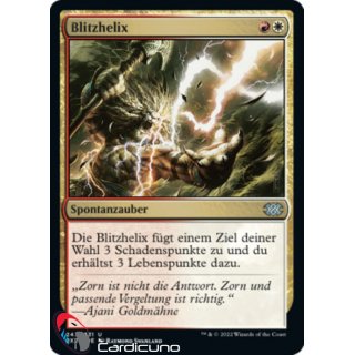 Blitzhelix Uncommon Magic Sammelkarte Deutsch