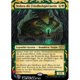 Yedora die Friedhofsgärtnerin (V.1) Rare Magic Sammelkarte Deutsch