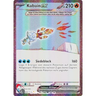 222/197 Kubuin ex Alternate Art Obsidianflammen | Eiscue Deutsch