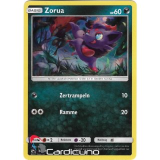Zorua SM83 Sonne & Mond Promo Holo Pokémon Sammelkarte Deutsch