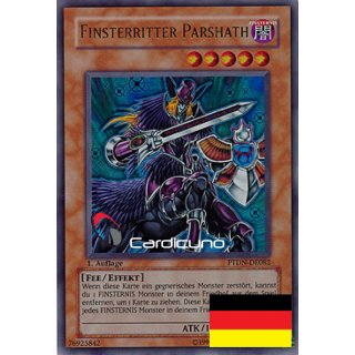 Finsterritter Parshath, DE 1. Auflage, Ultra Rare, Yugioh!
