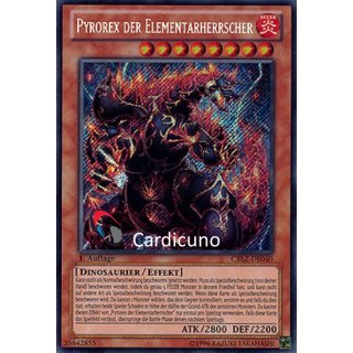 Pyrorex der Elementarherrscher, DE, Secret Rare, Yugioh!