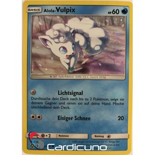 Alola-Vulpix 21a/145 Holo Stunde der Wächter Pokémon Sammelkarte Deutsch
