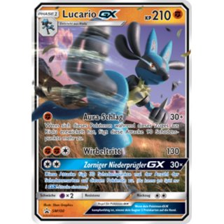 Lucario GX SM100 Sonne & Mond Promo Pokémon Sammelkarte Deutsch