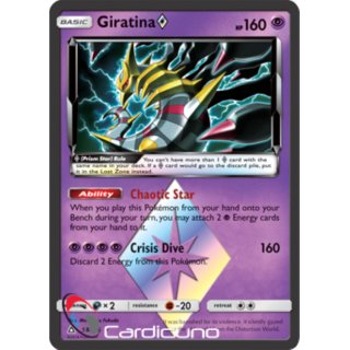 Giratina 58/156 Prism Star Ultra Prism Pokémon Sammelkarte Englisch