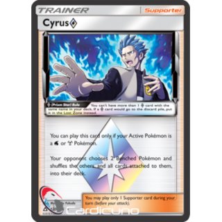 Cyrus Prism Star 120/156 Ultra Prism Pokémon Sammelkarte Englisch