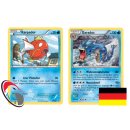 Karpador & Garados Set 19/98 + 20/98 Pokémon Ewiger Anfang - Deutsch