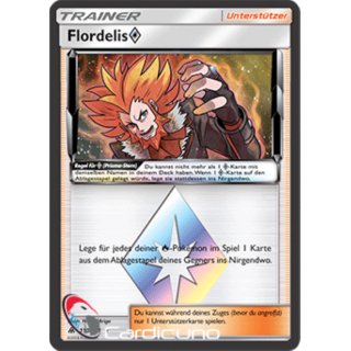 Flordelis 110/131 Prisma Stern Grauen der Lichtfinsternis Pokémon Sammelkarte Deutsch Lysandre