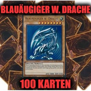 Blauäugiger w. Drache (Ultra) + 100 Karten Sammlung, Yugioh Sparangebot!