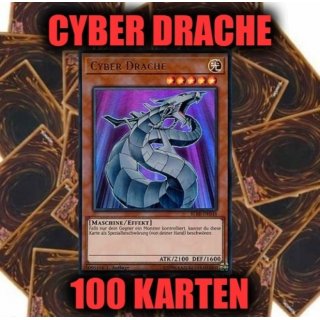 Cyber Drache (Ultra) + 100 Karten Sammlung, Yugioh Sparangebot!