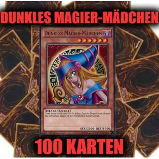 Dunkles Magier-Mädchen + 100 Karten Sammlung, Yugioh Sparangebot!