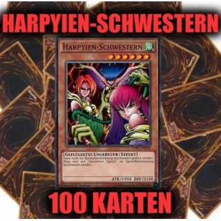 Harpyien-Schwestern + 100 Karten Sammlung, Yugioh Sparangebot!