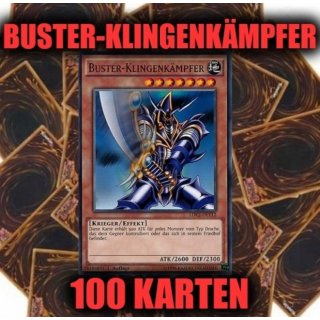 Buster-Klingenkämpfer + 100 Karten Sammlung. Yugioh Sparangebot!