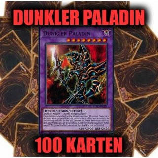 Dunkler Paladin + 100 Karten Sammlung. Yugioh Sparangebot!