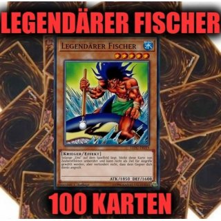 Legendärer Fischer + 100 Karten Sammlung. Yugioh Sparangebot!
