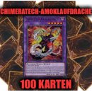 Chimeratech-Amoklaufdrache + 100 Karten Sammlung. Yugioh...
