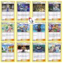 10 turnierlegale deutsche Unterstützer (Supporter) Trainer Pokemon Karten