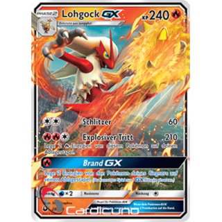 Lohgock GX 28/168 Sturm am Firmament Blaziken GX Pokémon Sammelkarte Deutsch