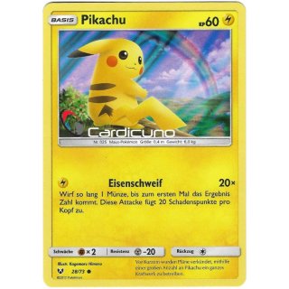 Pikachu 28/73 Holo Schimmernde Legenden Deutsch