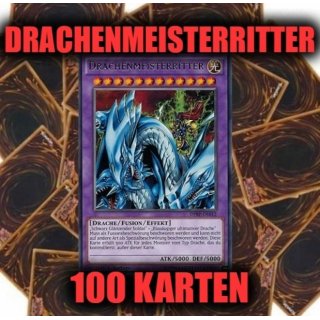 Drachenmeisterritter (Rare) + 100 Karten Sammlung, Yugioh Sparangebot!