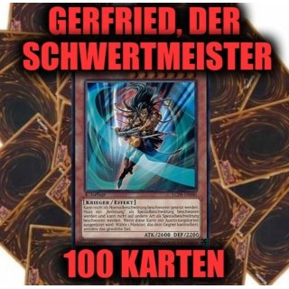Gerfried, der Schwertmeister + 100 Karten Sammlung, Yugioh Sparangebot!