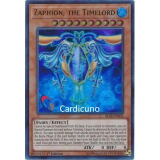Zaphion, the Timelord (Ami), EN 1. Auflage, Ultra Rare, Yugioh!